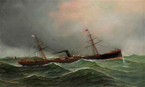 Antonio Nicolo Gasparo Jacobsen - French steamsailor Cachemire