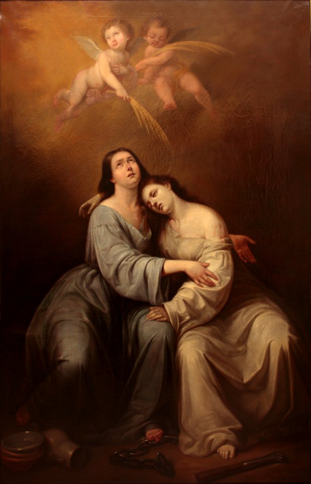 Antonio Mª Esquivel - Saint Justa and Saint Rufina - Google Art Project
