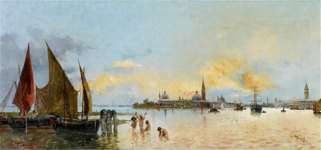 Antonio Reyna Manescau - Vista de Venecia