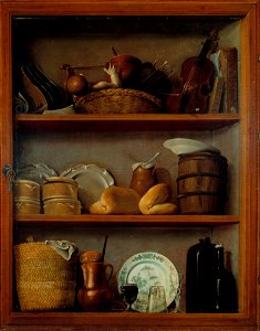 Antonio Pérez de Aguilar - Cupboard - Google Art Project. Free illustration for personal and commercial use.
