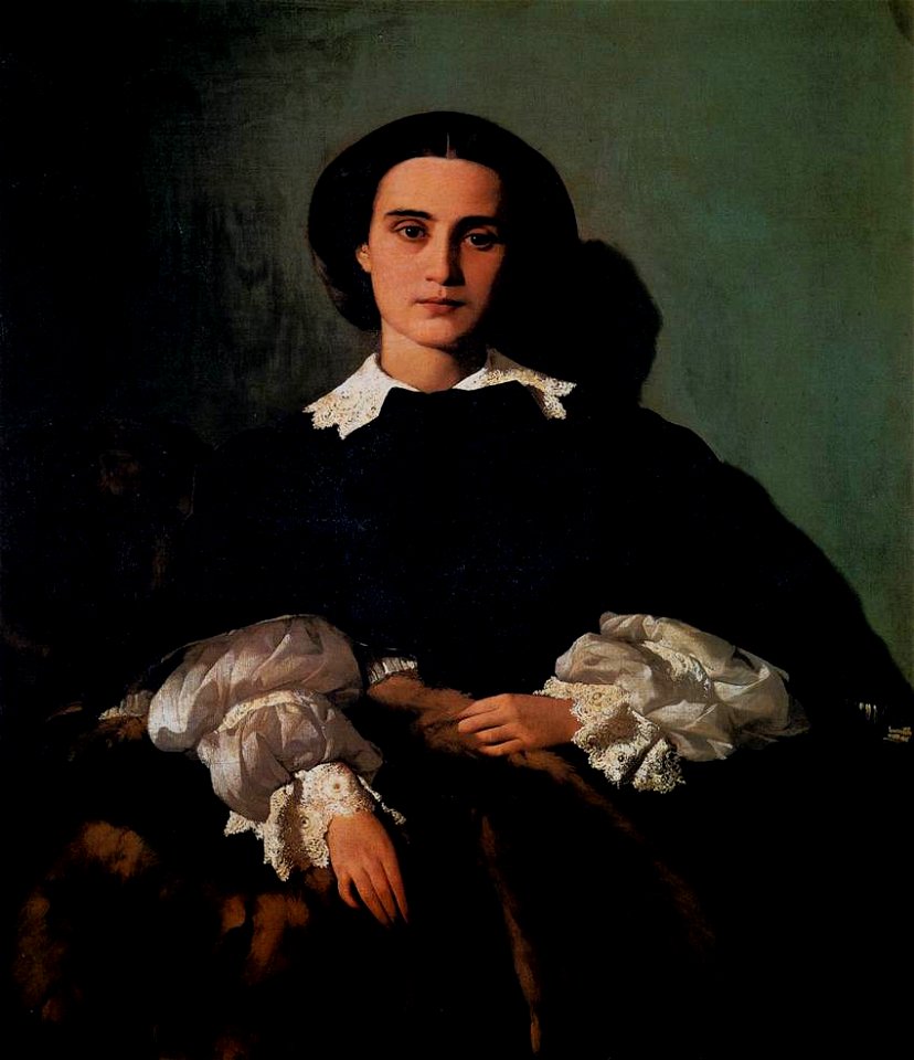 Antonio Puccinelli - Portrait of the Noblewoman Marrocchi - WGA18469