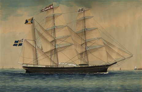 Antonio Luzzo, Barken M. Roosval, 1881, Sjöhistoriska museet S 5363