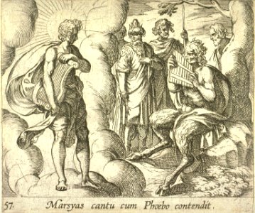 Antonio Tempesta - Marsyas cantu cum Phoebo contendit