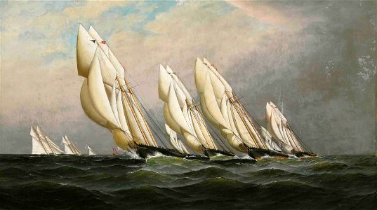 Antonio Nicolo Gasparo Jacobsen - 'Racing Schooners'