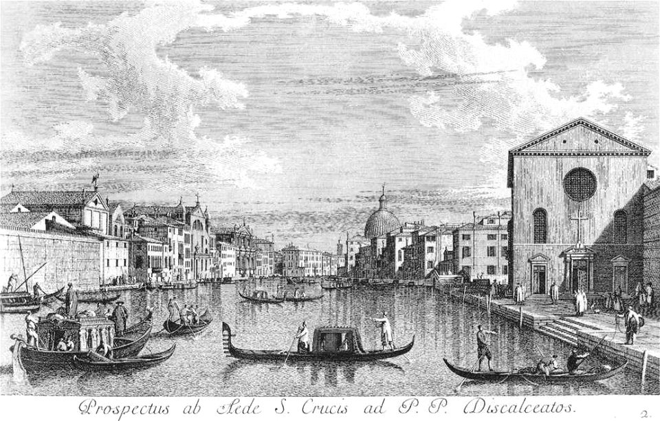 Antonio Visentini - The Canal Grande from Santa Croce to the East - WGA25134