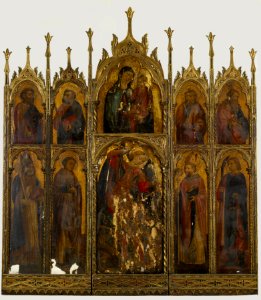 Antonio Vivarini - Madonna and Child with Saints - Walters 371691 (2)