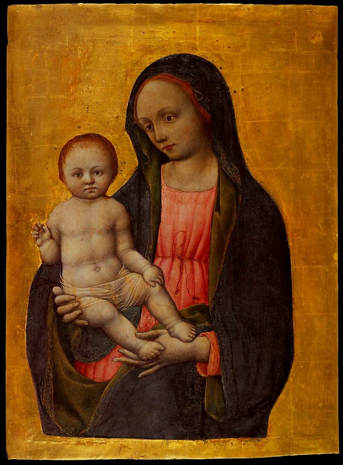 Antonio vivarini, madonna col bambino, accademia - Free Stock ...