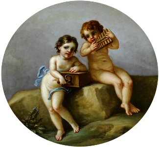 Antonio Zucchi (1726-1796) - Putti Making Music - 960068.5 - National Trust