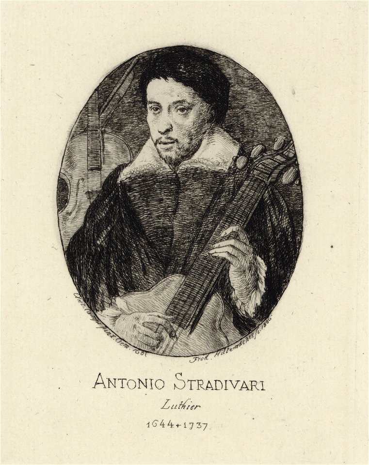 Antonio Stradivari portrait