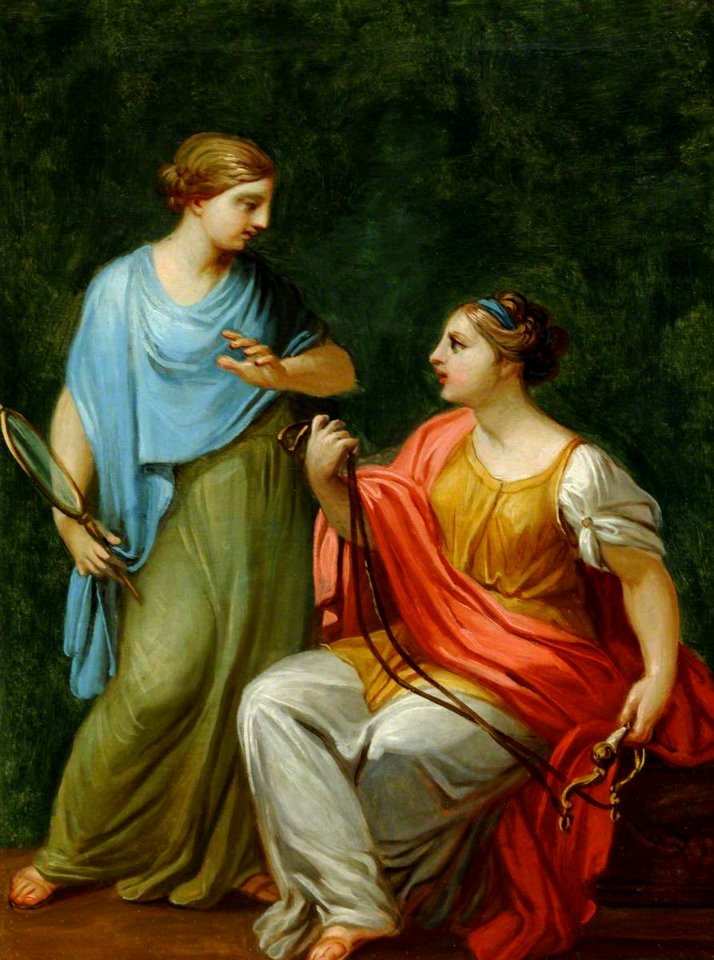 Antonio Zucchi (1726-1796) - Wisdom (Prudence) and Temperance - 960060.7 - National Trust