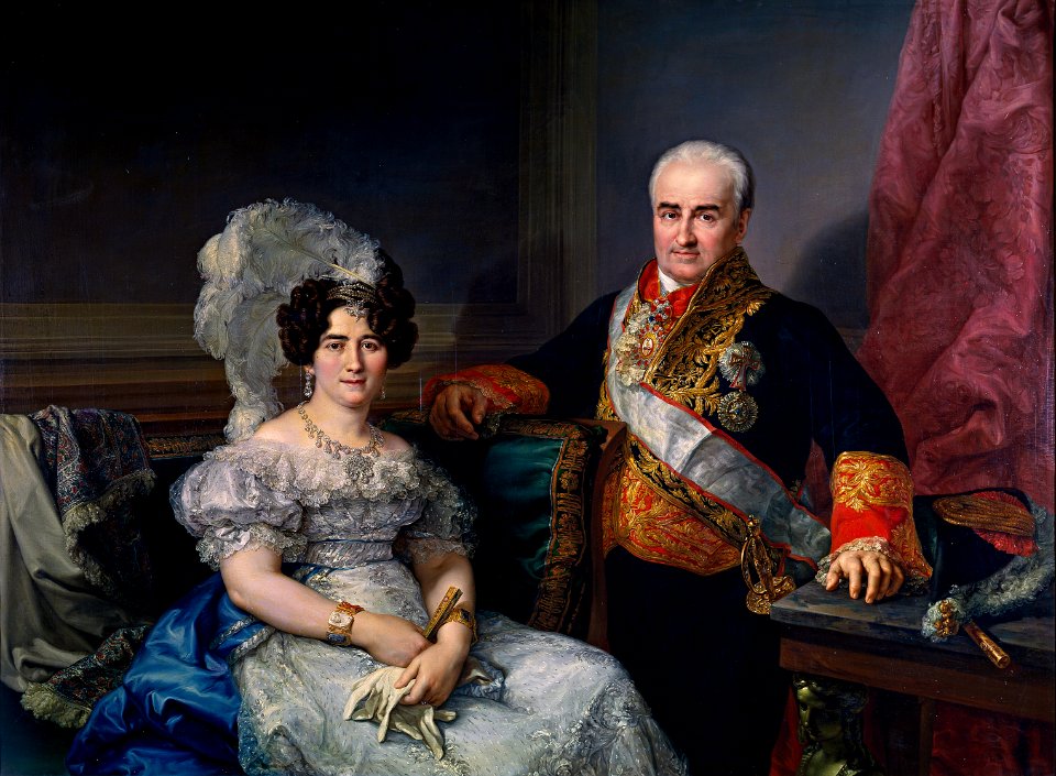 Antonio Ugarte y su esposa, María Antonia Larrazábal (Museo del Prado)