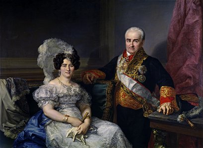 Antonio Ugarte y su esposa, María Antonia Larrazábal (Museo del Prado)