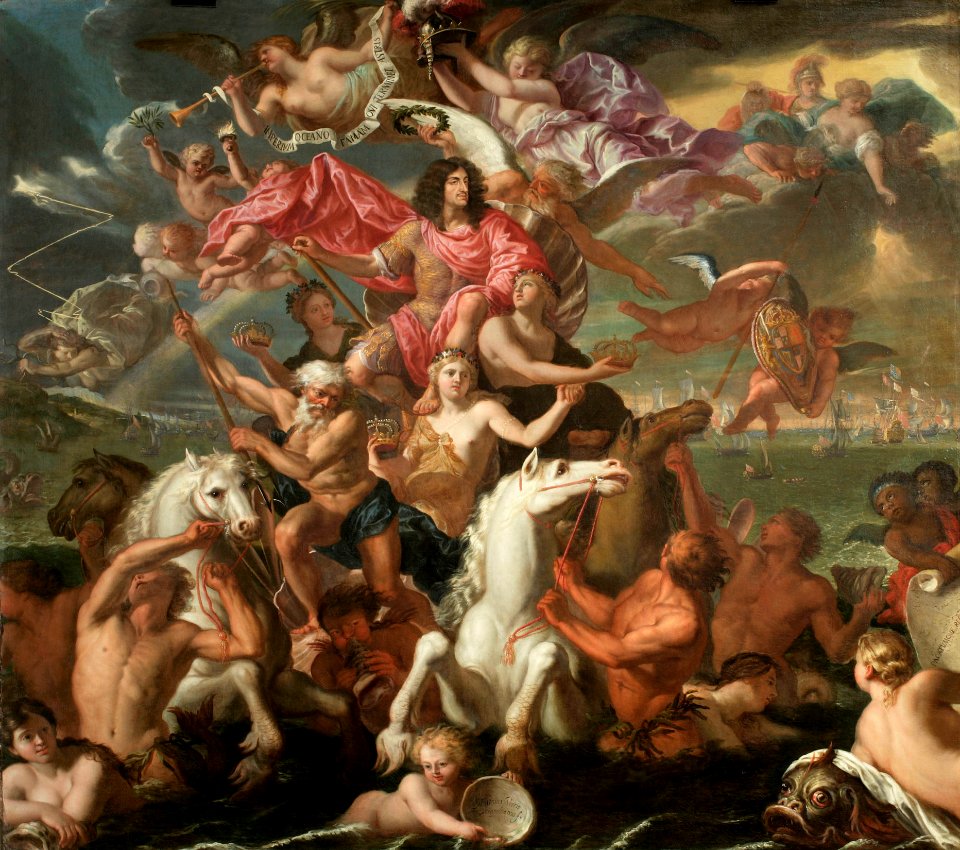 Antonio Verrio (c. 1639-1707) - The Sea Triumph of Charles II - RCIN 406173 - Royal Collection