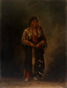 Antonion Zeno Shindler - Chunka-ah-luta (Red Dog) - 1985.66.128,428 - Smithsonian American Art Museum