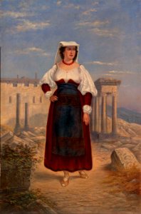 Antonion Zeno Shindler - Italian Woman - 1985.66.165,723 - Smithsonian American Art Museum
