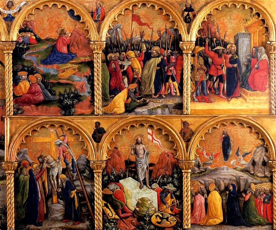 Antonio vivarini, polittico della passione 03