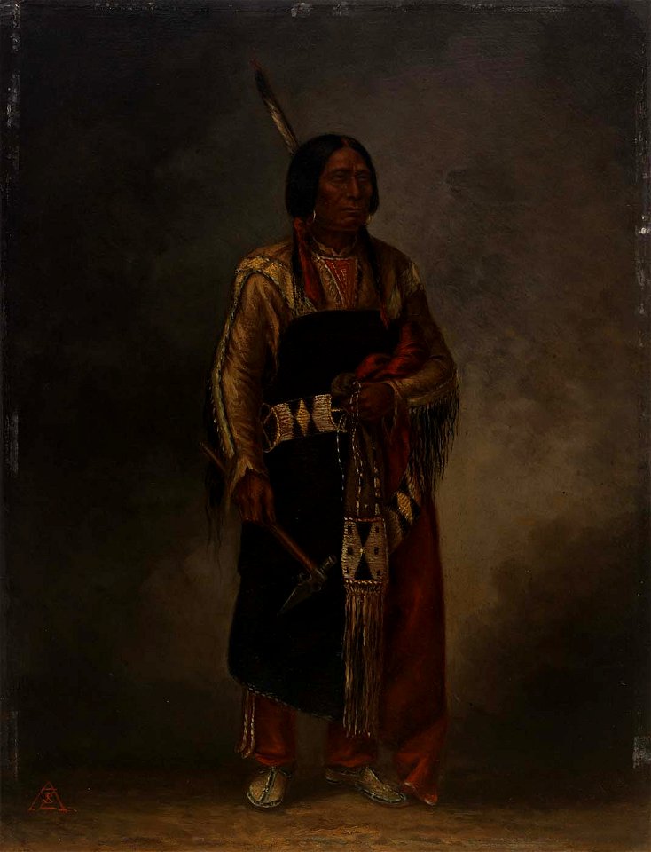 Antonion Zeno Shindler - Mak-phe-ah-luta (Red Cloud) - 1985.66.128,427 - Smithsonian American Art Museum