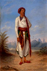 Antonion Zeno Shindler - Hindu Man - 1985.66.165,713 - Smithsonian American Art Museum. Free illustration for personal and commercial use.