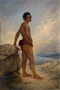 Antonion Zeno Shindler - Melanesian Man - 1985.66.165,728 - Smithsonian American Art Museum. Free illustration for personal and commercial use.