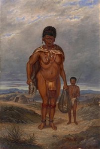 Antonion Zeno Shindler - Hottentot Woman and Children - 1985.66.165,704 - Smithsonian American Art Museum