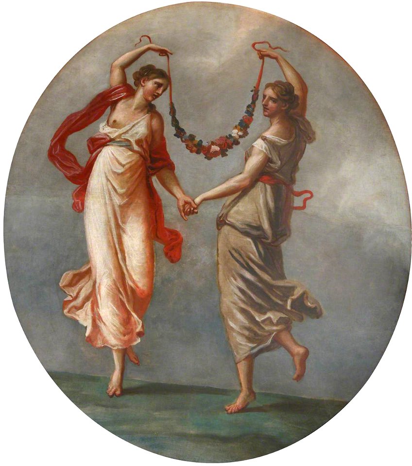 Antonio Zucchi (1726-1796) - A Pair of Dancing Women - 1548047 - National Trust