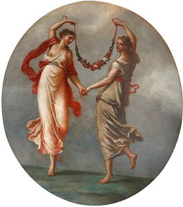 Antonio Zucchi (1726-1796) - A Pair of Dancing Women - 1548047 - National Trust