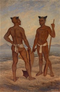 Antonion Zeno Shindler - Marquesan Men - 1985.66.165,720 - Smithsonian American Art Museum