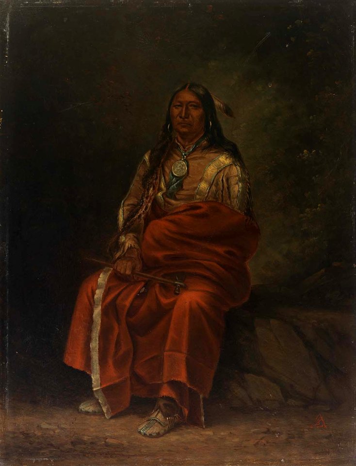 Antonion Zeno Shindler - Spotted Tail - 1985.66.295,536 - Smithsonian American Art Museum