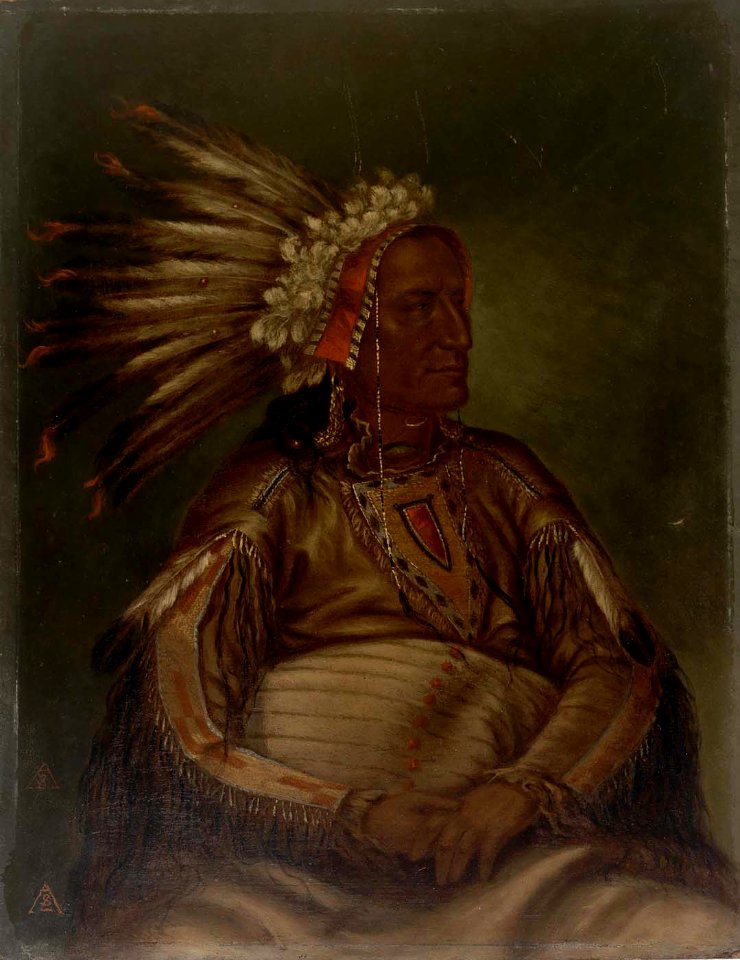 Antonion Zeno Shindler - O-mata-ah-luta (Red Plume) - 1985.66.128,430 - Smithsonian American Art Museum