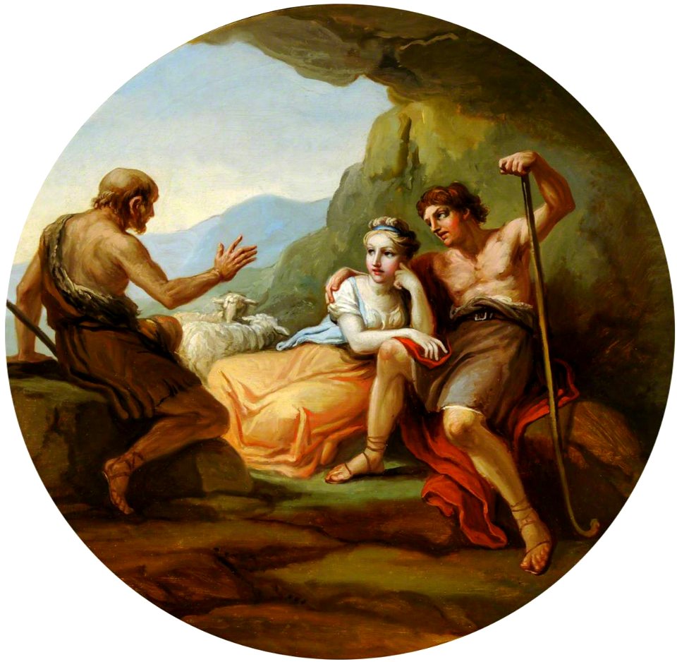 Antonio Zucchi (1726-1796) - Philetus Explaining Love to Daphnis and Chloe - 960064.4 - National Trust