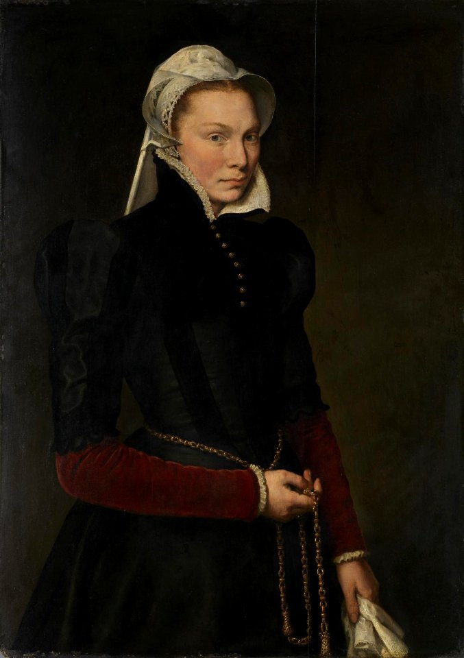 Antonis Mor - Portrait of a lady Fd102595