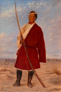 Antonion Zeno Shindler - Tibetan Man - 1985.66.165,715 - Smithsonian American Art Museum. Free illustration for personal and commercial use.