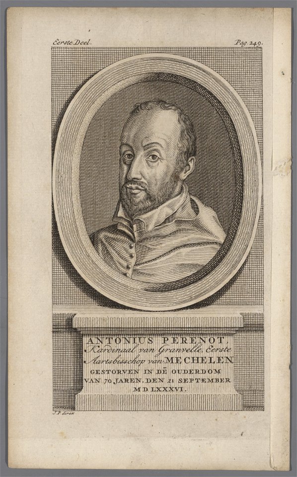 Antonius Perenot van Granvelle (1517-1586), objectnr A 16855