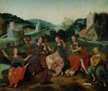 Antoon Claeissens (Attr.) - The five senses
