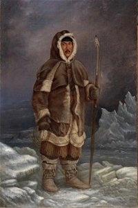 Antonion Zeno Shindler - Eskimo Man - 1985.66.165,699 - Smithsonian American Art Museum. Free illustration for personal and commercial use.