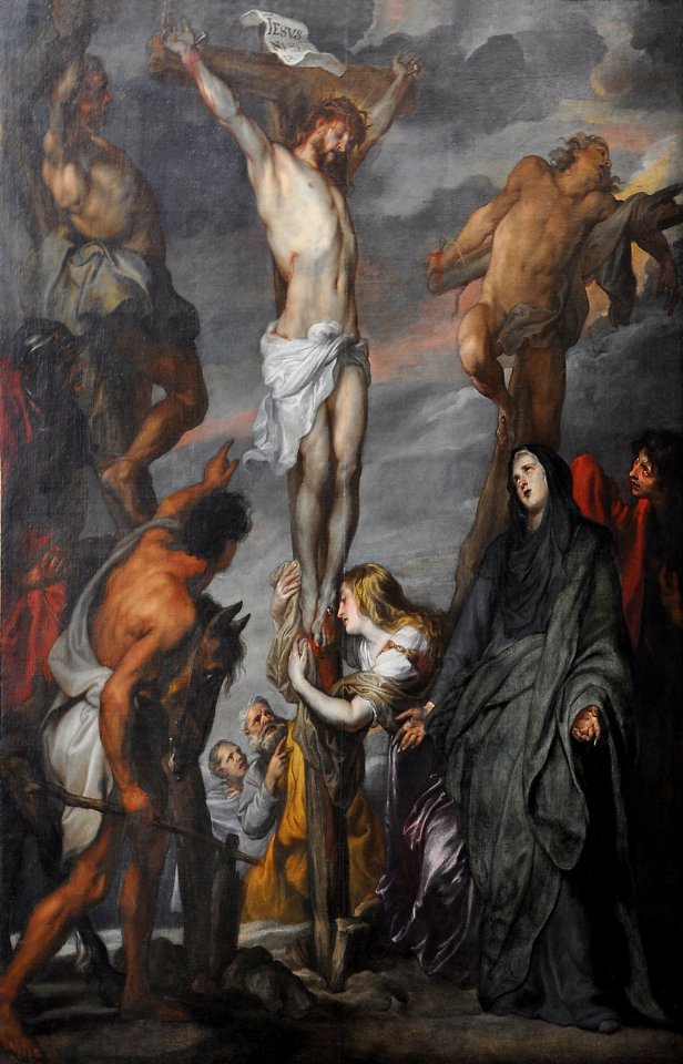 Antoon van Dyck (1599-1641) - Christus aan het kruis (1630) - Sint-Romboutskathedraal Mechelen 9-06-2012 14-47-052