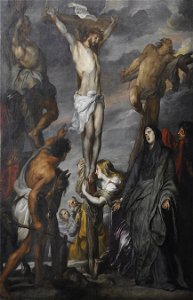 Antoon van Dyck (1599-1641) - Christus aan het kruis (1630) - Sint-Romboutskathedraal Mechelen 9-06-2012 14-47-052