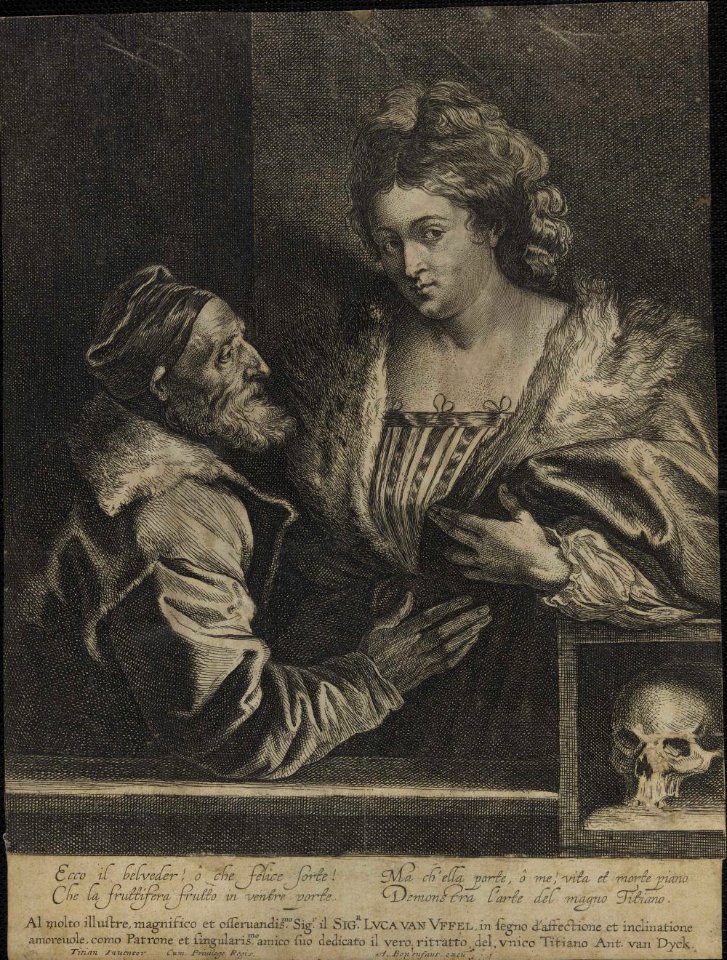 Antoon van Dyck - Ticiano e sua amante