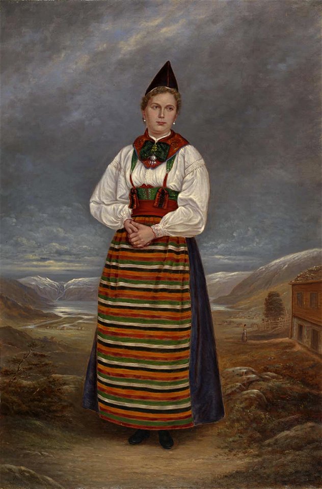 Antonion Zeno Shindler - Swedish Lady - 1985.66.165,696 - Smithsonian American Art Museum