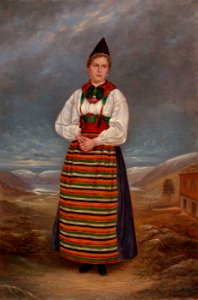 Antonion Zeno Shindler - Swedish Lady - 1985.66.165,696 - Smithsonian American Art Museum