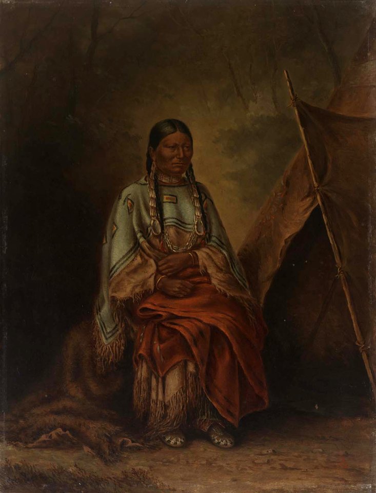 Antonion Zeno Shindler - Spotted Tail's Squaw - 1985.66.295,537 - Smithsonian American Art Museum