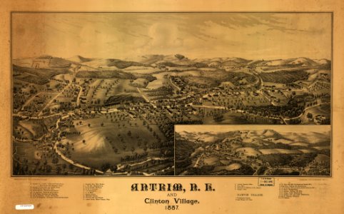 Antrim, N.H. and Clinton Village. LOC 77691939