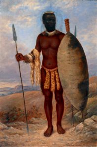 Antonion Zeno Shindler - Zulu Man - 1985.66.165,706 - Smithsonian American Art Museum. Free illustration for personal and commercial use.