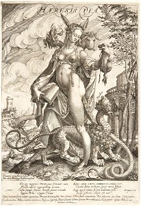 Antonius Eisenhoit - Haeresis Dea (cum descriptione)