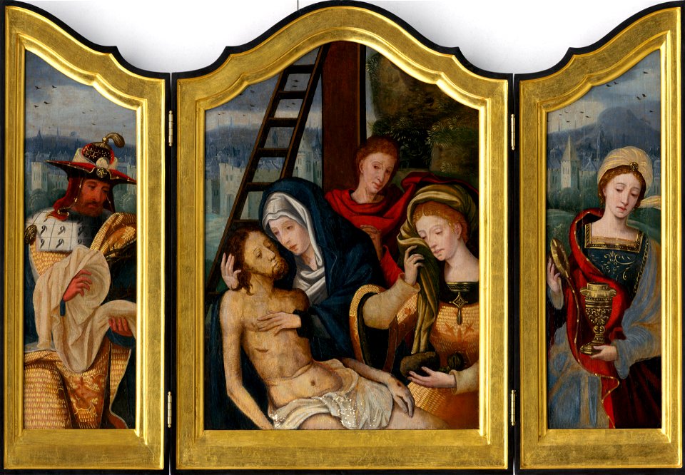 Antverpský manierista z 1. polovice 16. storočia - Oplakávanie Krista - O 1781 - Slovak National Gallery