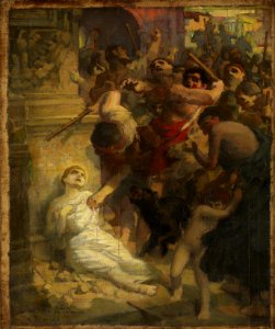 Antony Troncet - The Martyrdom of Saint Tarcisius - 2012.86 - Minneapolis Institute of Arts. Free illustration for personal and commercial use.