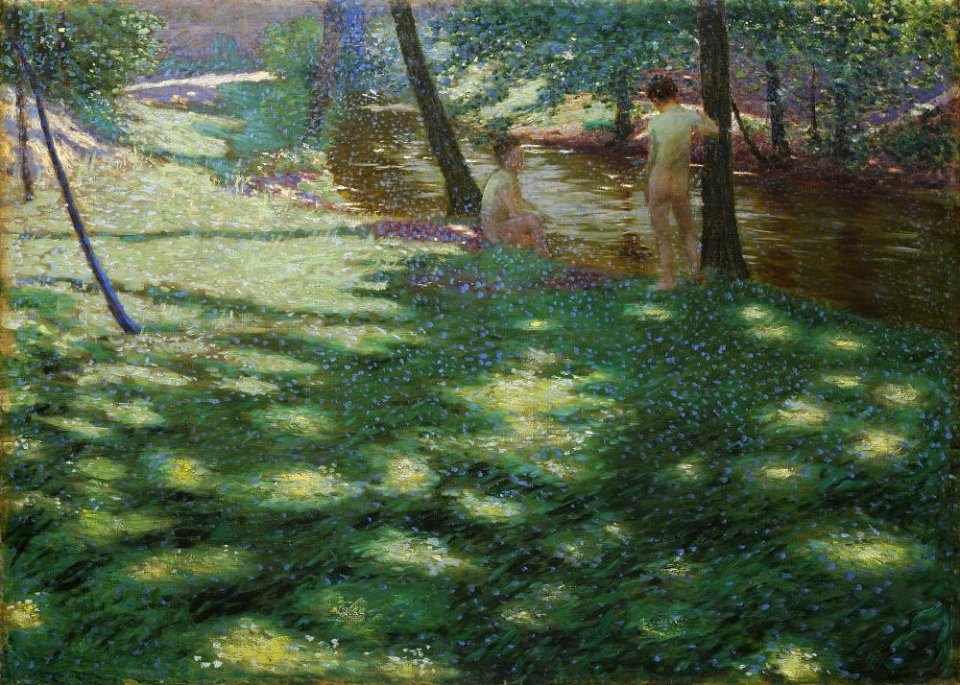 Antonín Hudeček (1872-1941) - Koupání