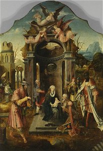 Antwerpener Meister - Anbetung der Könige - 16463 - Bavarian State Painting Collections