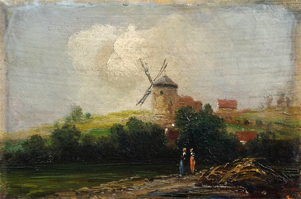 Antonín Waldhauser (1835-1913) - Hora Kutná – Větrník Štrampouch