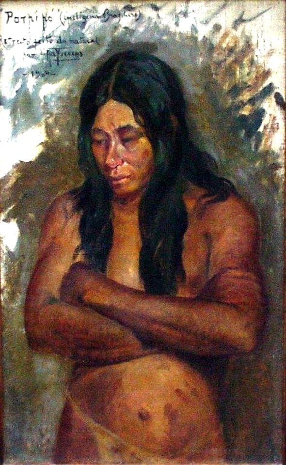 Antônio Parreiras - Cabeça de Índio (Porpipó)